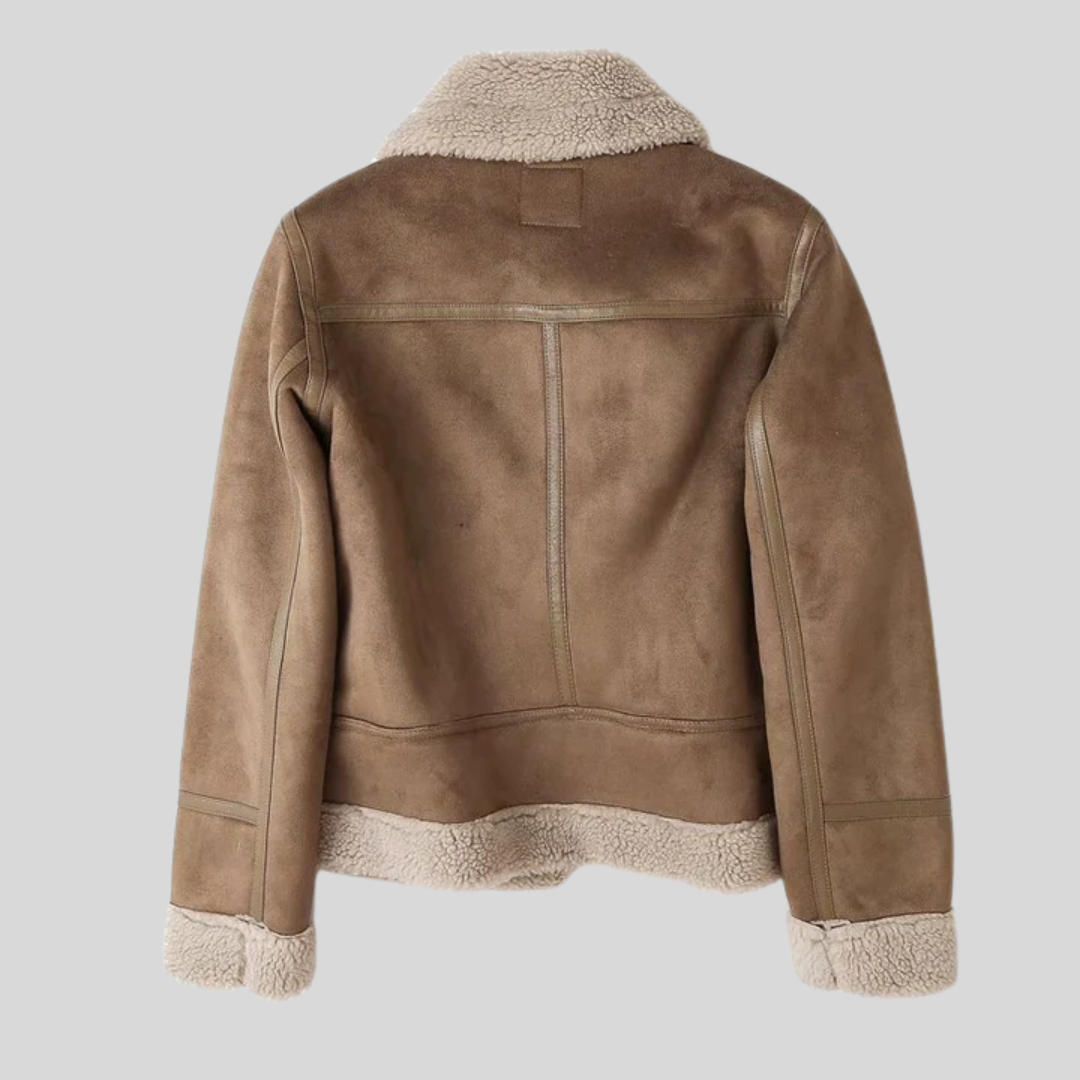 Feline | Modieuze shearling damesjas