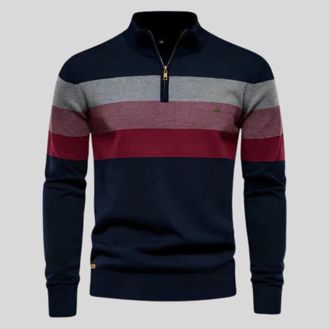 Hugo | Stijlvolle heren retro pullover met uniek patroon