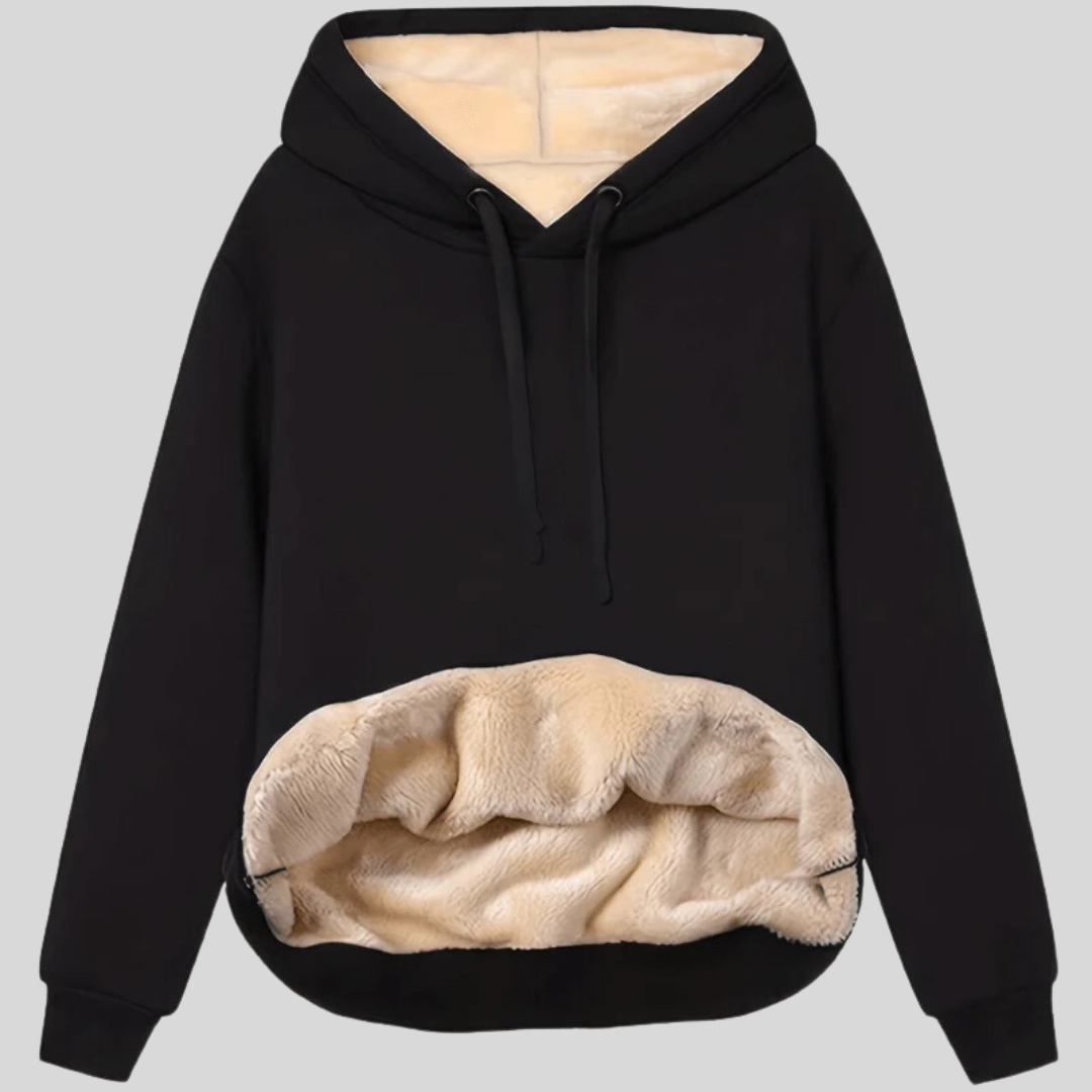 Sophie | Omkeerbare hoodie met warme sherpa voering