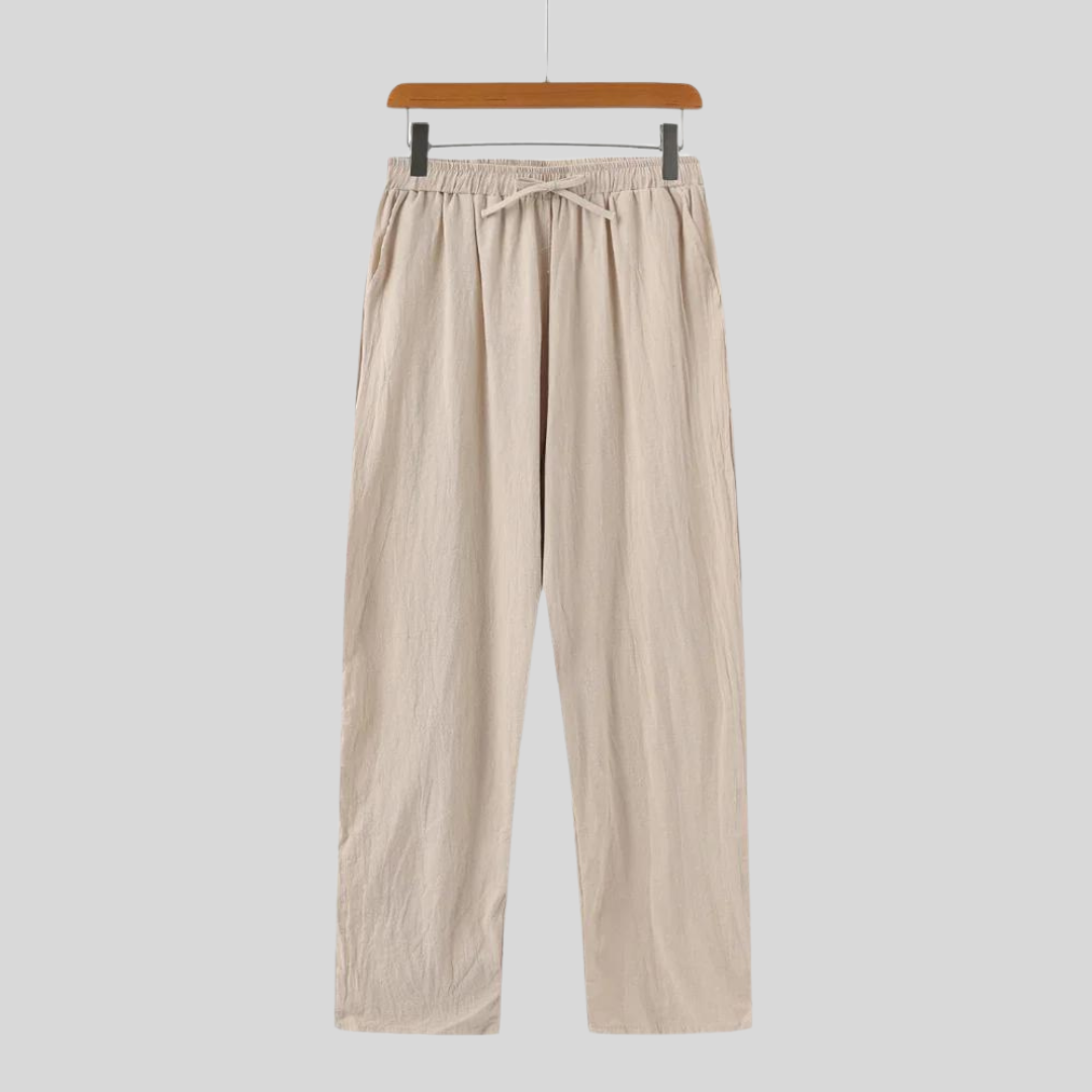 Piet | Lichtgewicht heren linnen pantalon