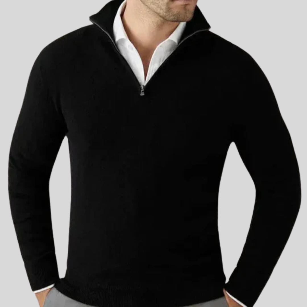 Stijn | Stijlvolle & comfortabele heren half-zip trui