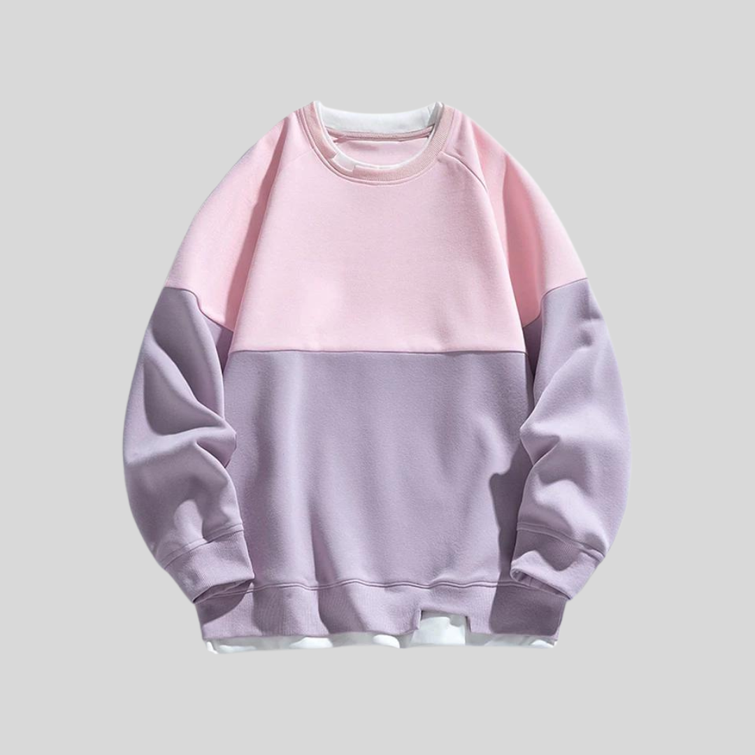 Stijn | 2-in-1 kleurblok sweatshirt voor heren