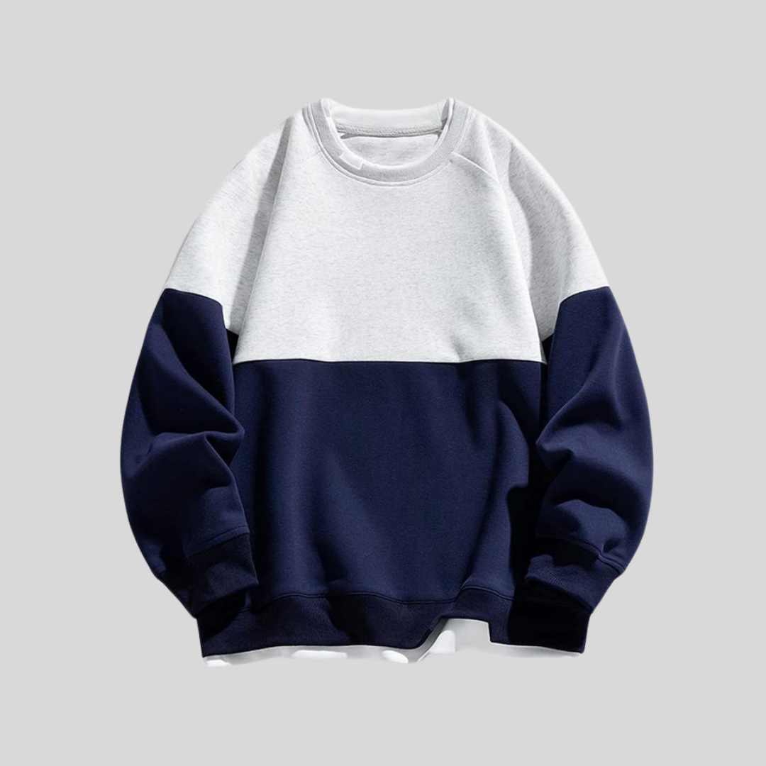 Stijn | 2-in-1 kleurblok sweatshirt voor heren