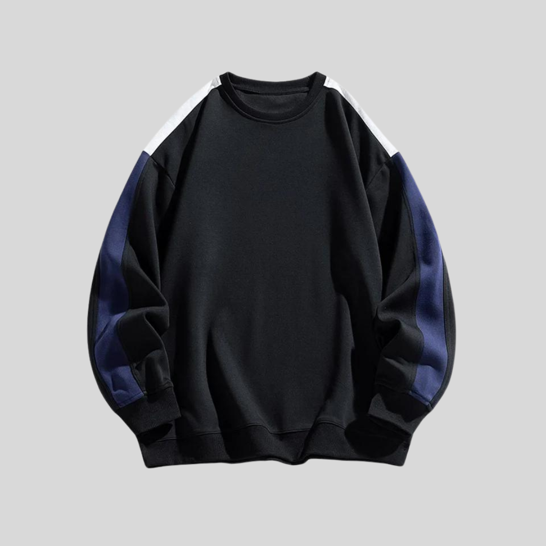 Niek | Kleurblok sweatshirt voor heren