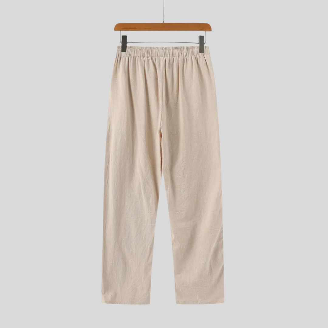 Piet | Lichtgewicht heren linnen pantalon