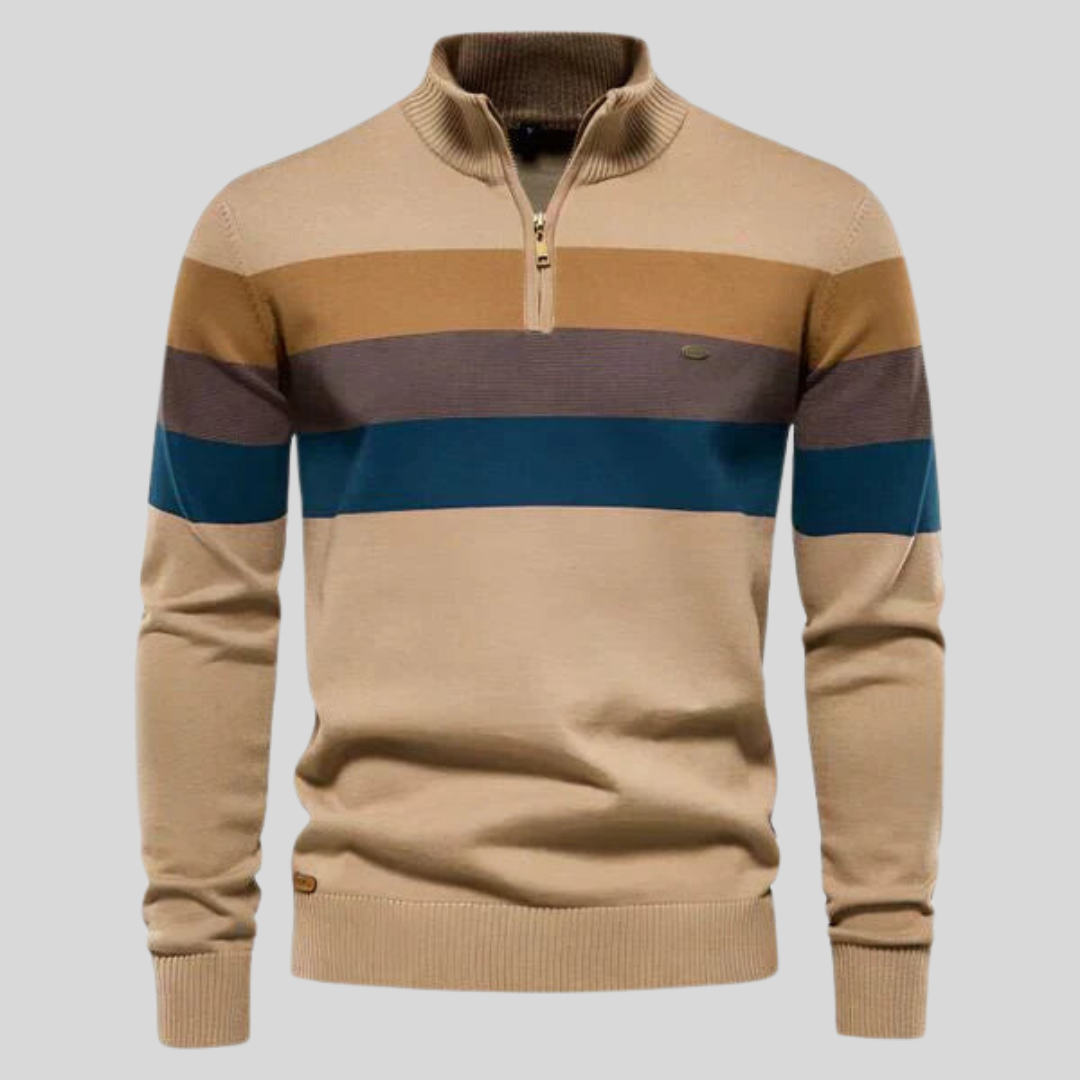 Hugo | Stijlvolle heren retro pullover met uniek patroon