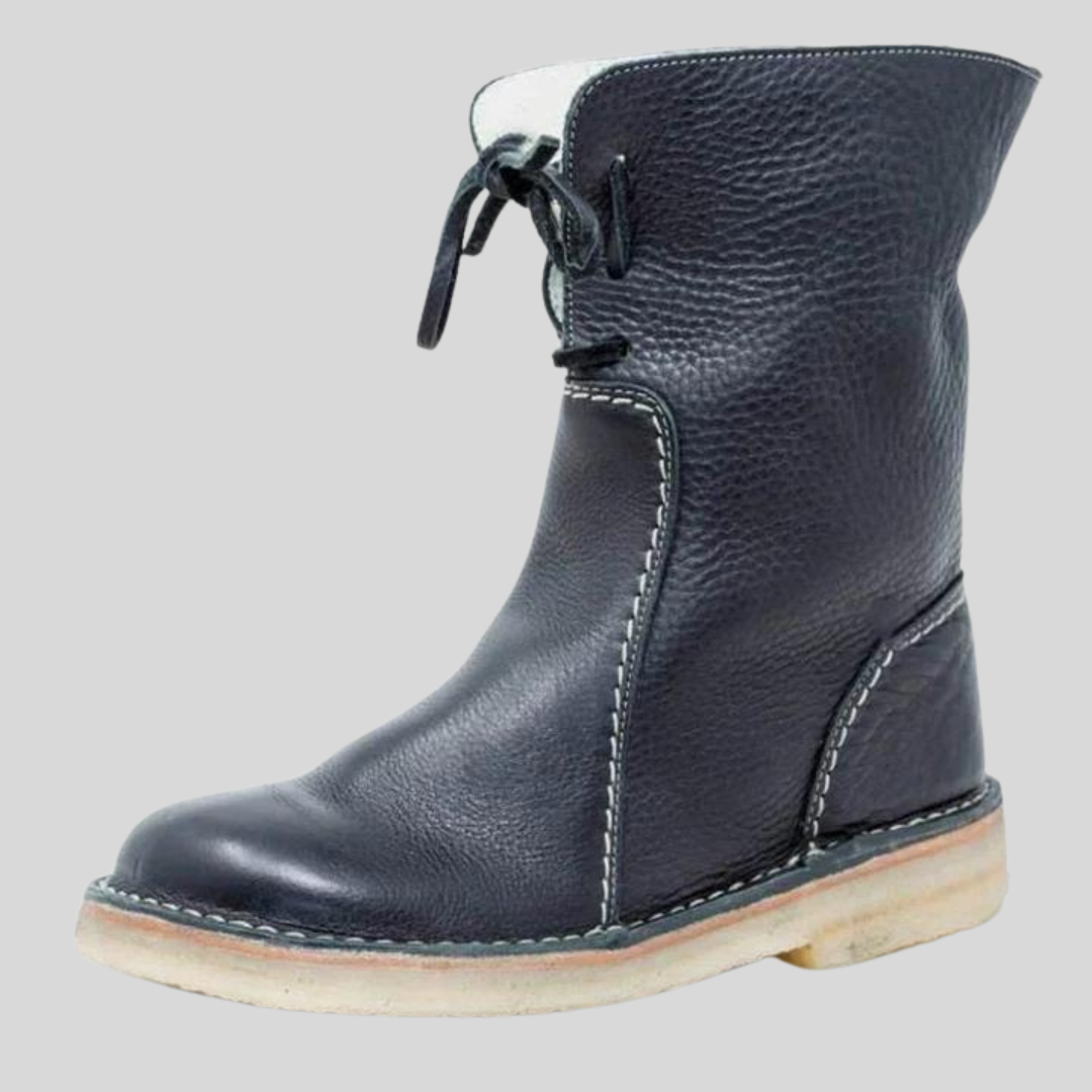 Lara | Vintage stiefel met wolvulling