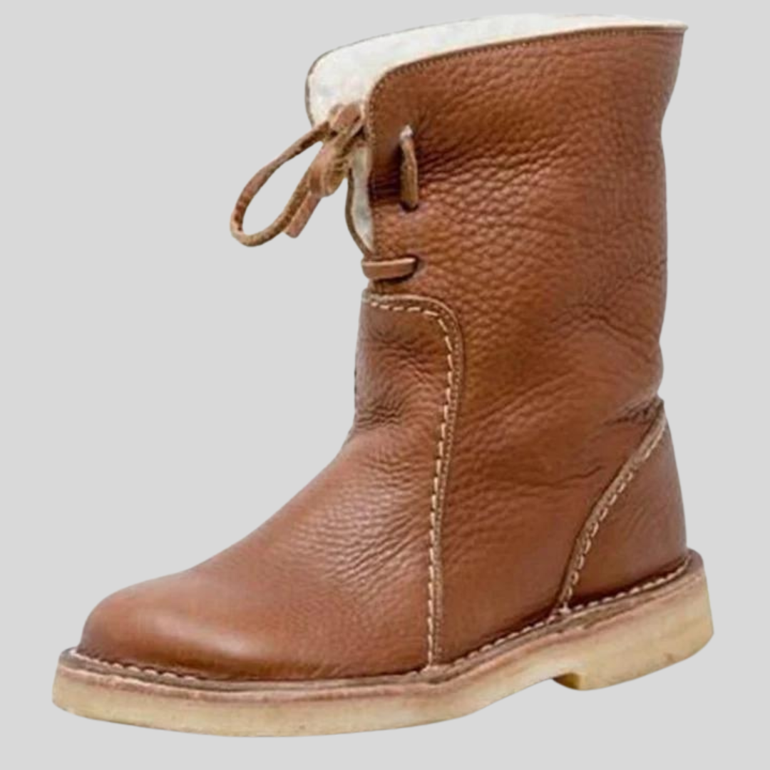 Lara | Vintage stiefel met wolvulling