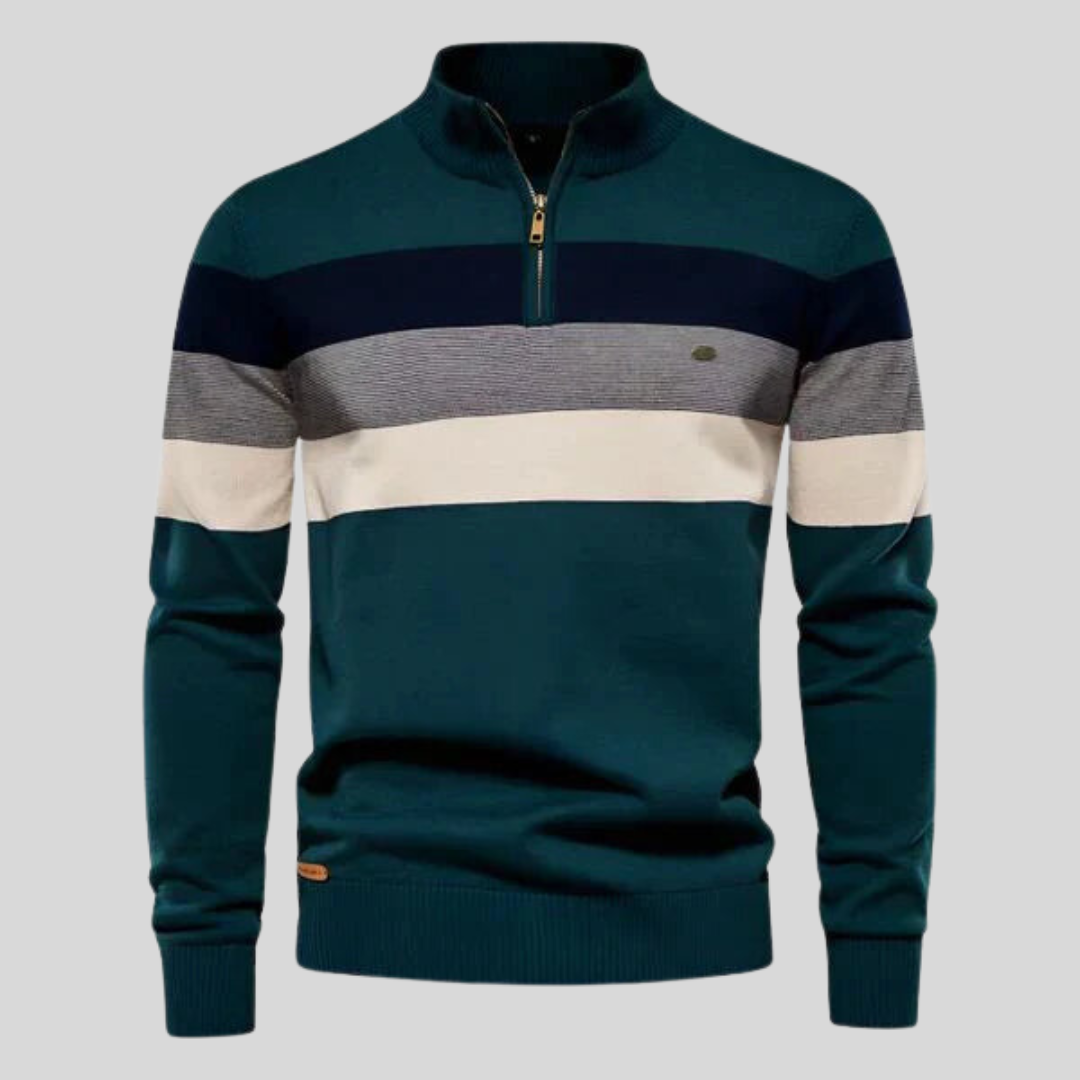 Hugo | Stijlvolle heren retro pullover met uniek patroon