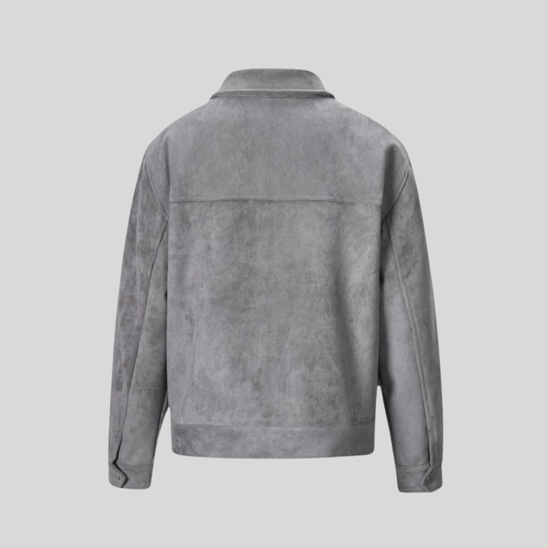 Jasper | Luxe oversized suède herenjas