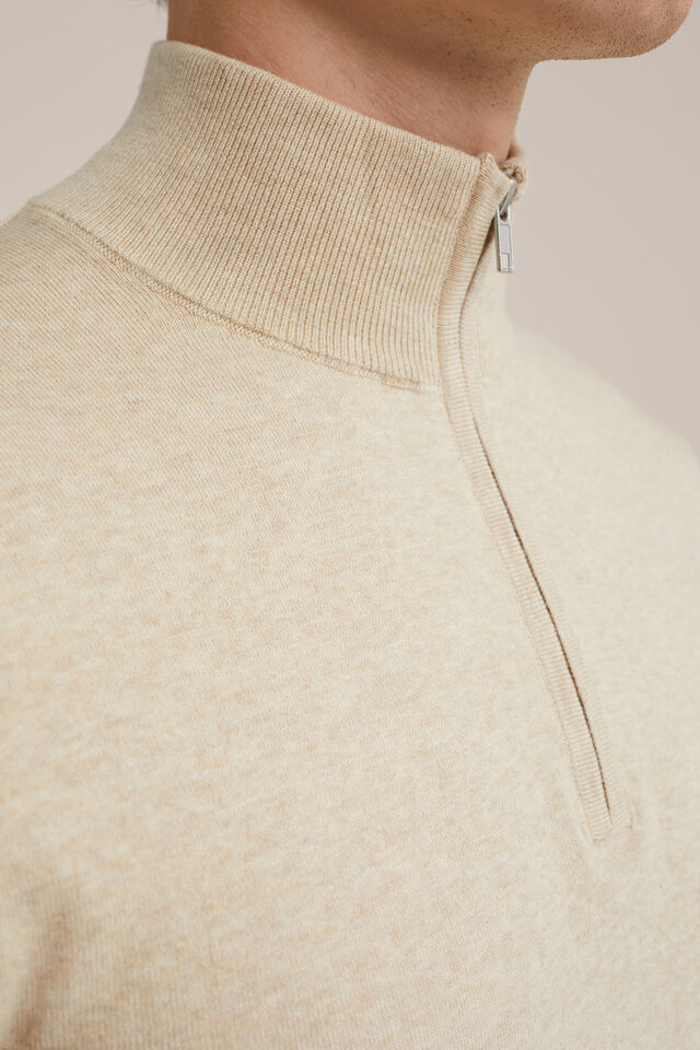 Noa | Luxe kasjmier half-zip trui