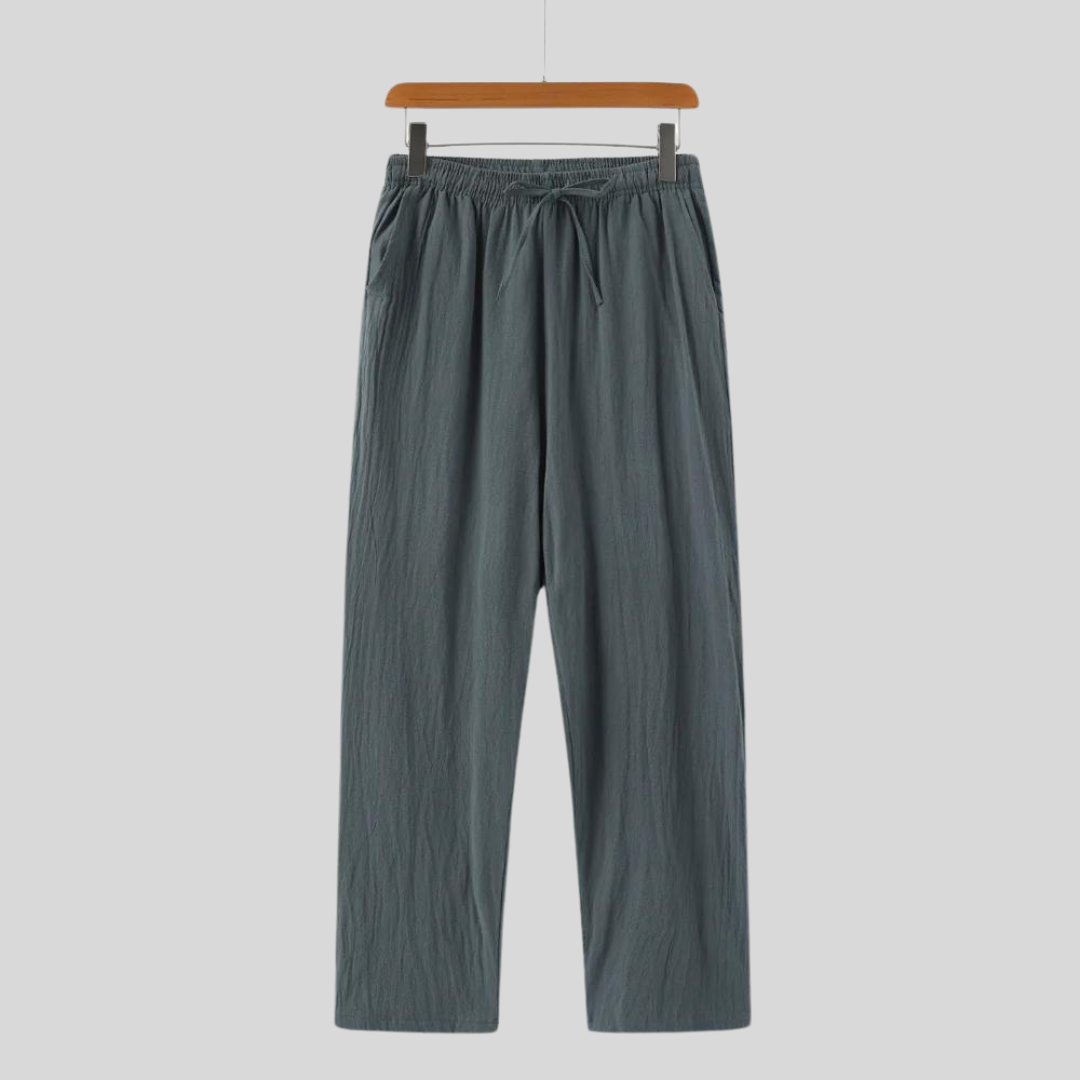 Piet | Lichtgewicht heren linnen pantalon