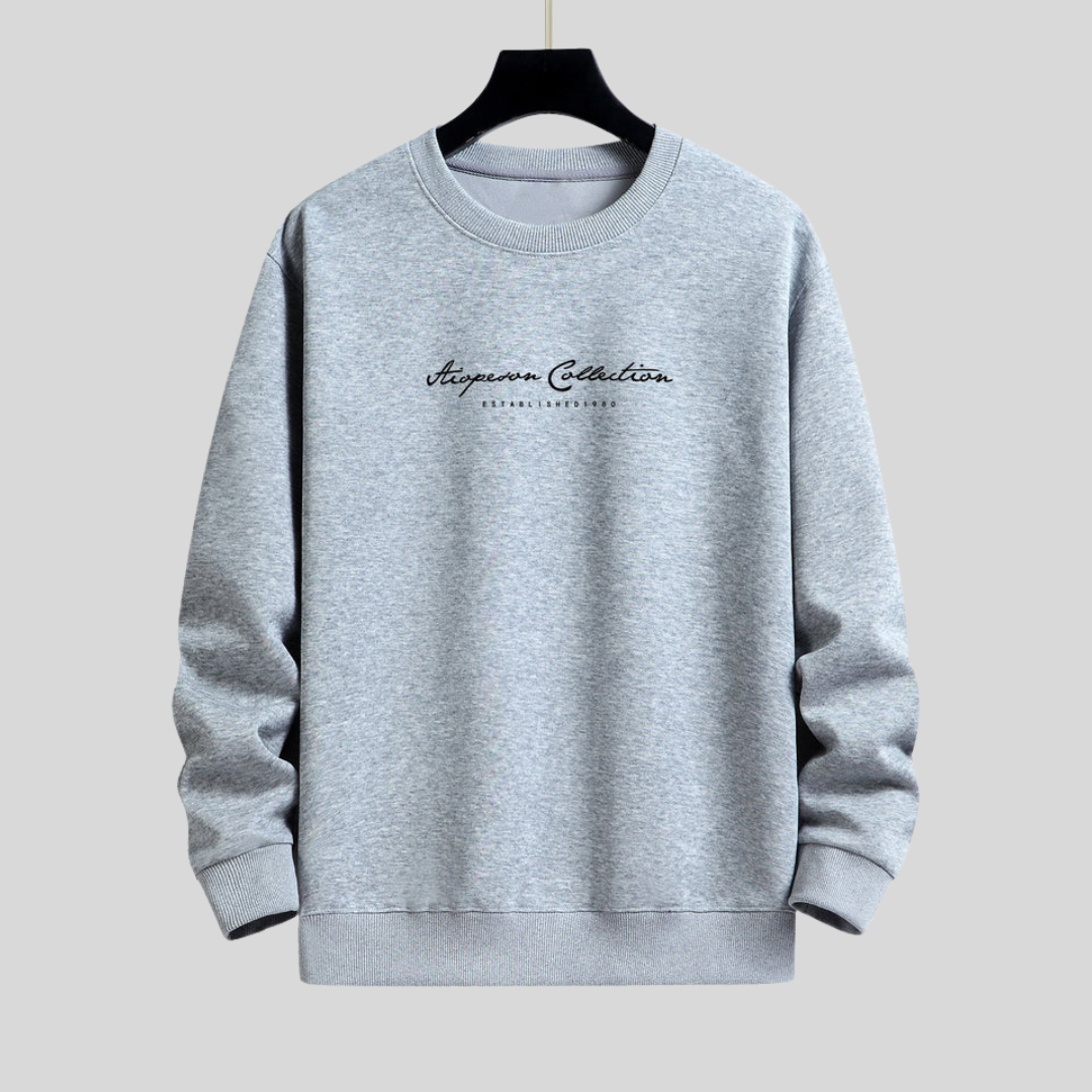 Sam | Relax-fit sweatshirt met sloganprint voor heren